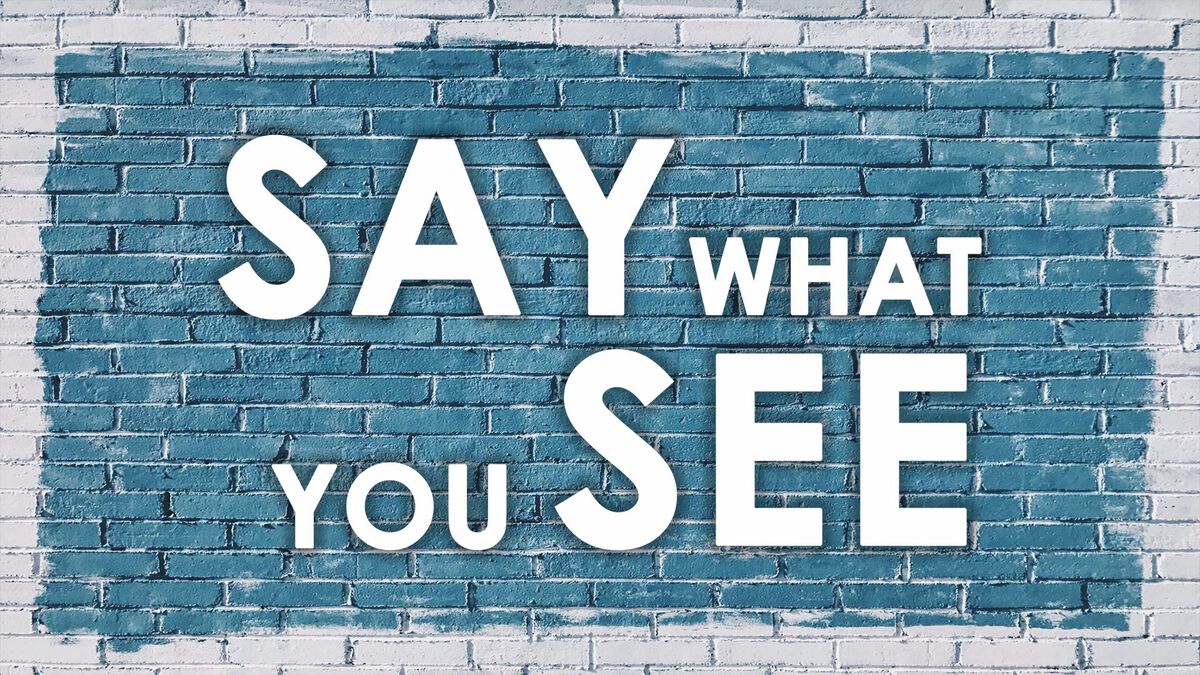 Say What You See image number 0